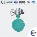 Factory Price Low Pressure Double Flange Exhaust Butterfly Valve Seat Ring